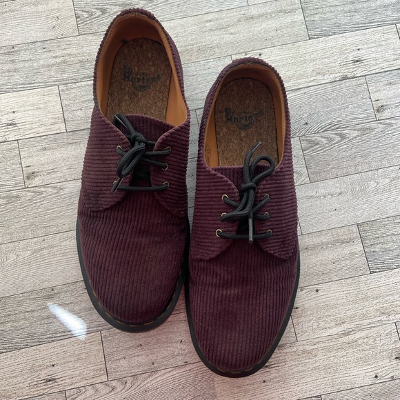 Dr. Martens Other - 1461 Duchess Corduroy Oxfords Oxblood LA004 Men's